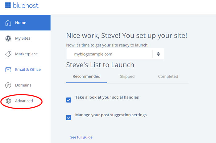 Bluehost Email