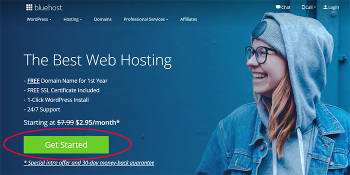 Bluehost main