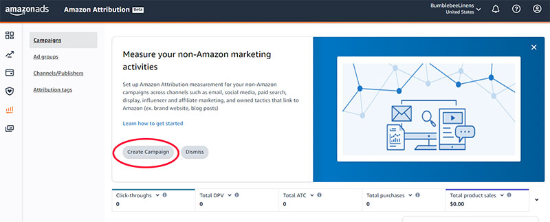 Amazon Attribution Campaign
