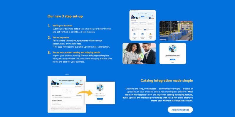 screenshot of how walmart marketplace works