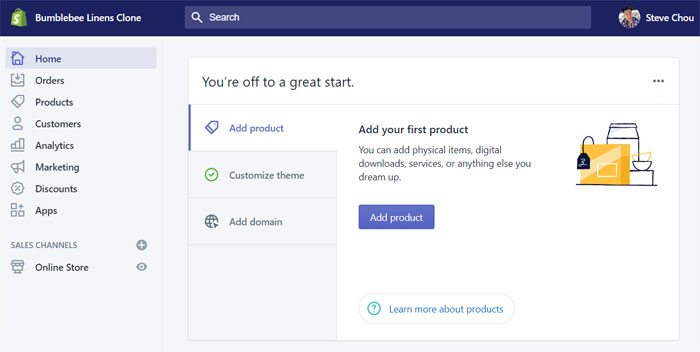 Shopify Admin