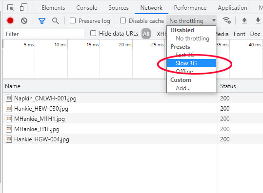 Network Throttle