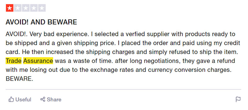 Alibaba Trade Assurance