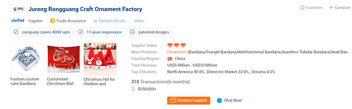 Verified Supplier Alibaba