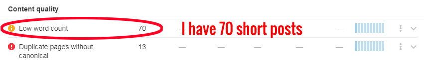 word count