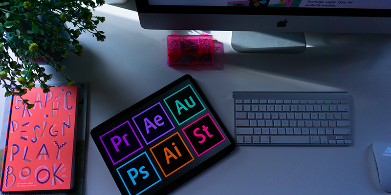 Ipad featuring adobe software 