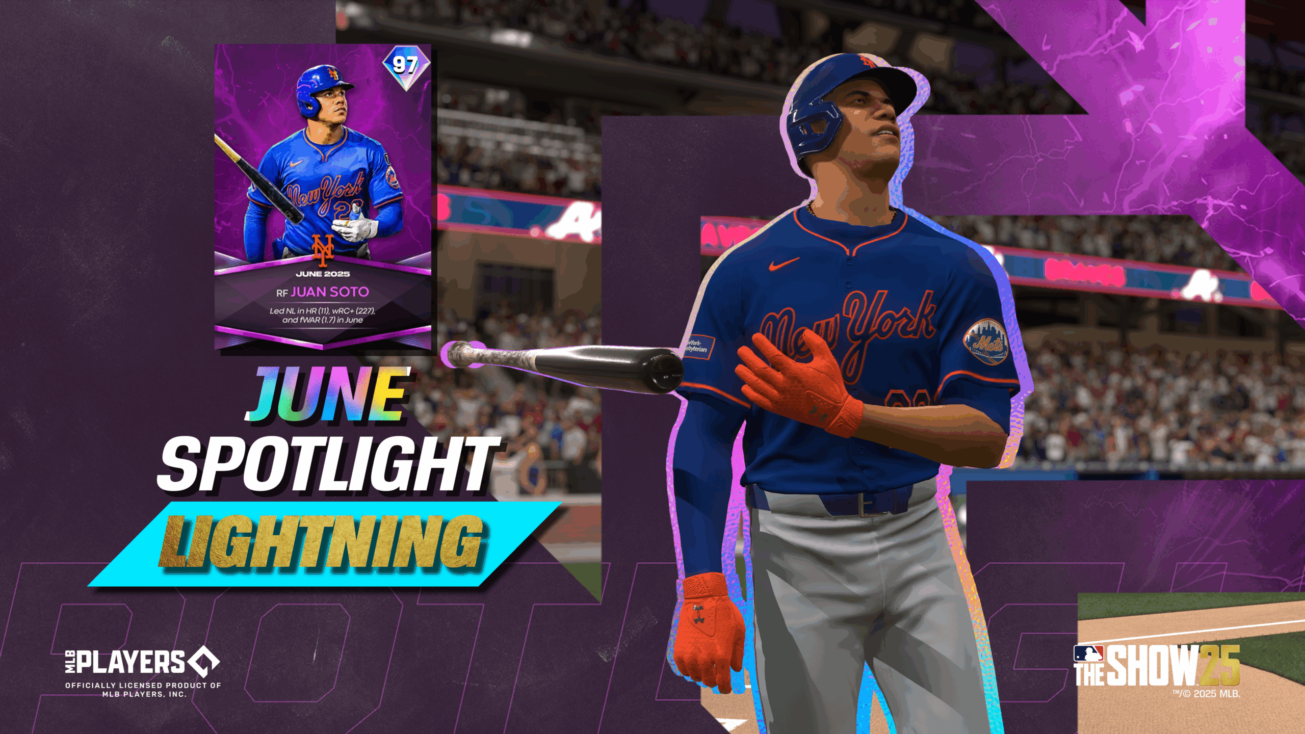 Lightning Juan Soto blasts on to the June Spotlight scene in MLB The Show 25