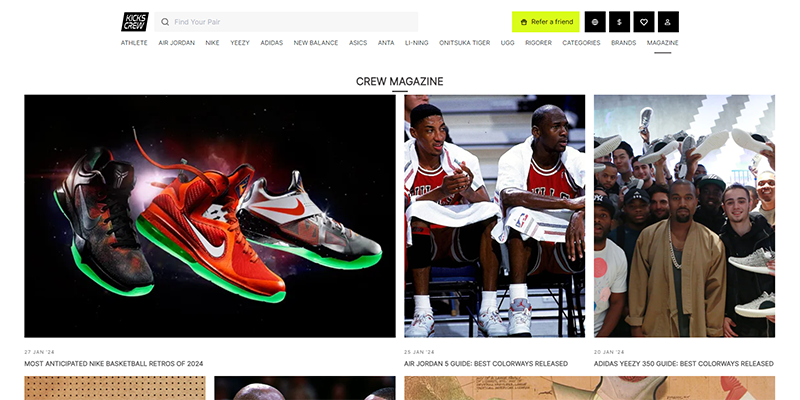 Kicks Crew Magazine