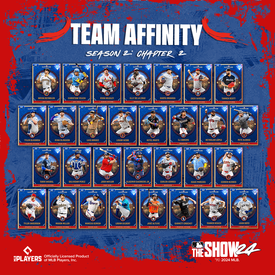 Team Affinity Season 2: Chapter 2 brings All-Star Content to MLB The Show 24