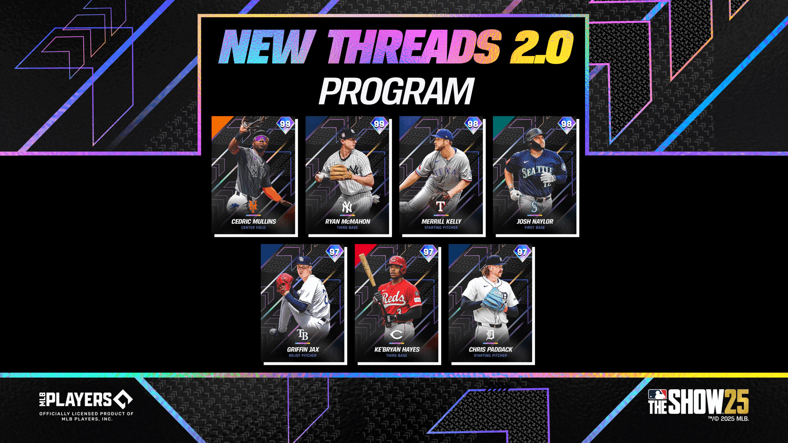 Check out the freshest fits with the New Threads 2.0 Program in MLB The Show 25