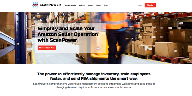 Scanpower homepage