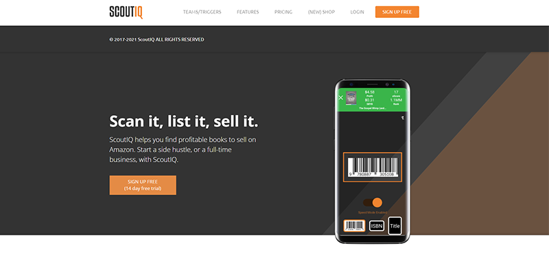 ScoutIQ homepage